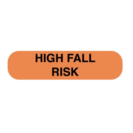 Nevs High Fall Risk 5/16" x 1-1/4" Flr Orange w/Black N-1748